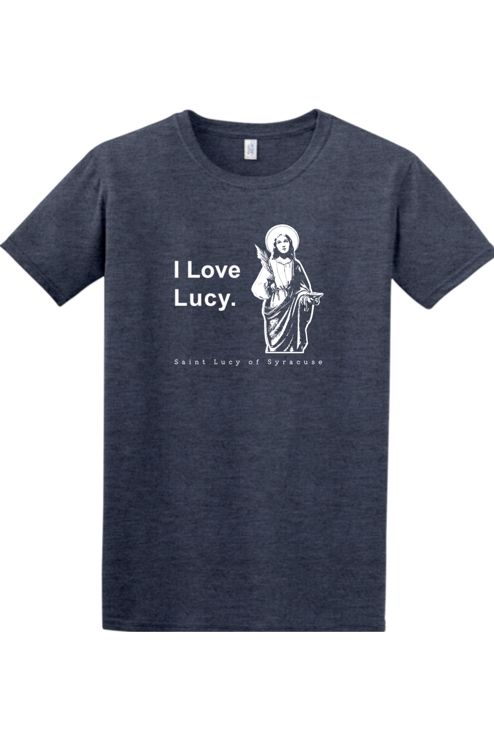 I Love Lucy - St. Lucy Adult T-Shirt