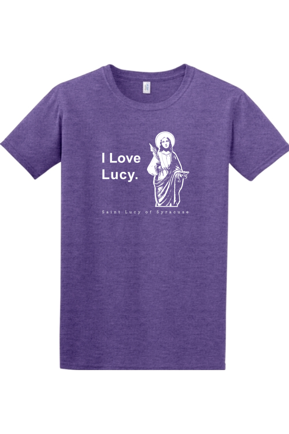 I Love Lucy - St. Lucy Adult T-Shirt