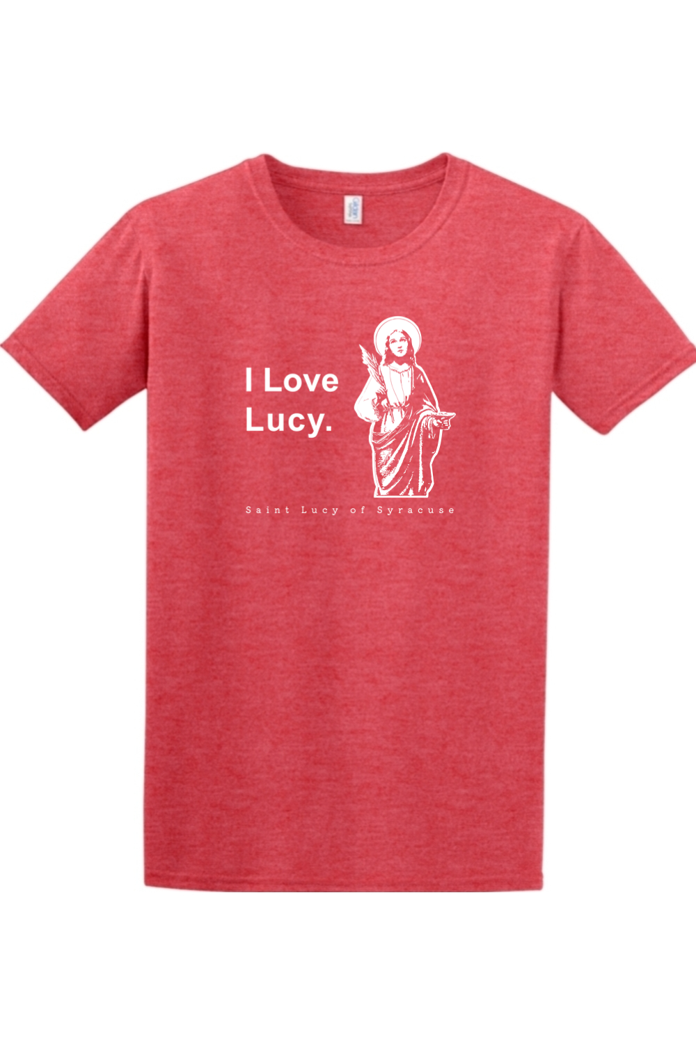 I Love Lucy - St. Lucy Adult T-Shirt