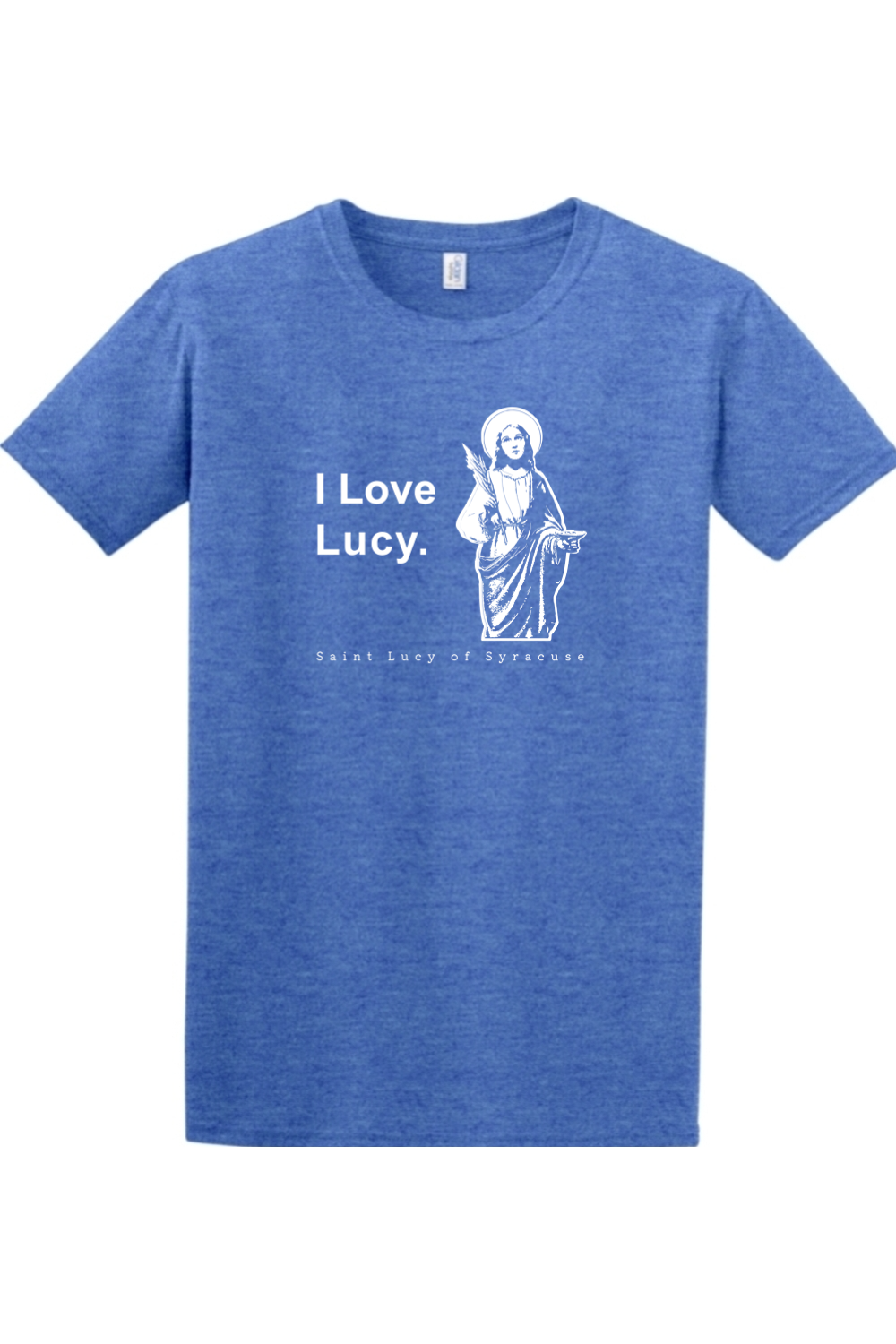 I Love Lucy - St. Lucy Adult T-Shirt