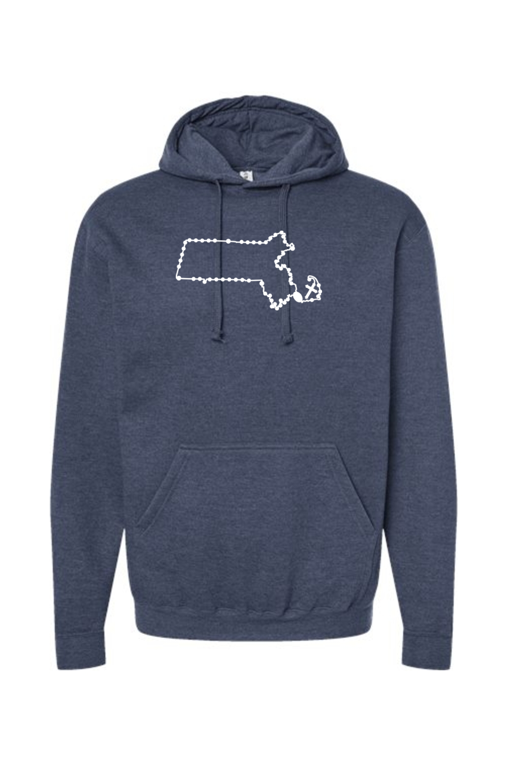 Massachusetts Catholic Rosary Hoodie Sweatshirt