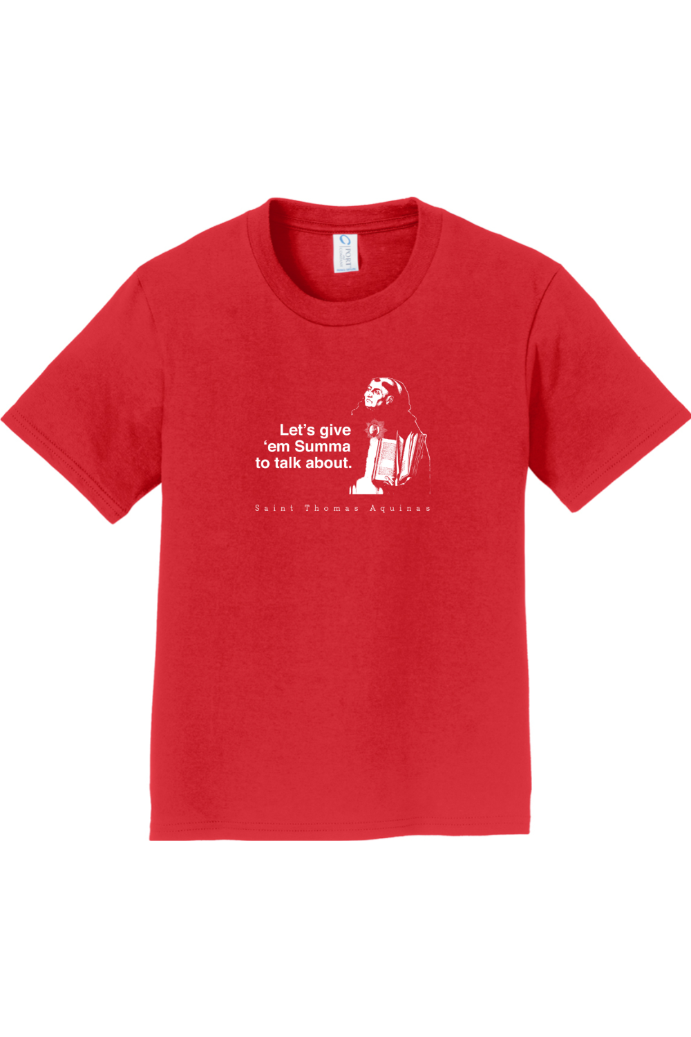 Let's Give 'em Summa to Talk About - St. Thomas Aquinas - Youth T-Shirt