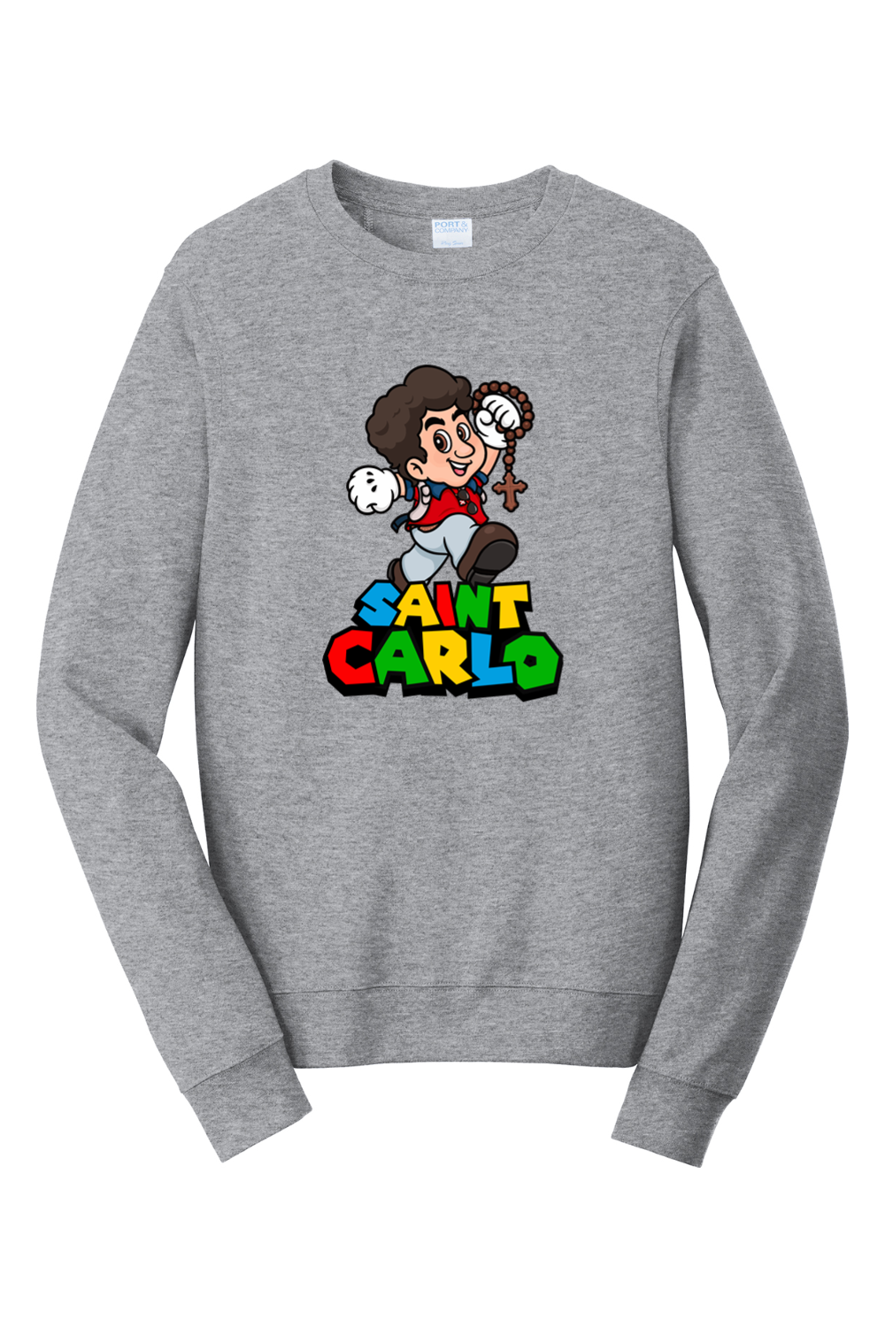 Super St. Carlo Acutis Crewneck Sweatshirt