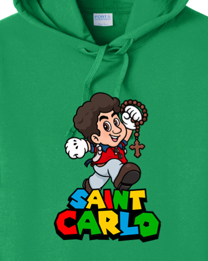 Super St. Carlo Acutis Hoodie Sweatshirt