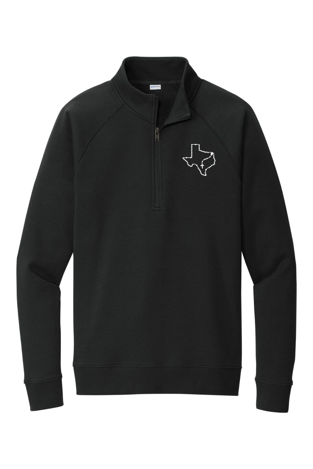 Texas Catholic Rosary Quarter Zip Sweatshirt
