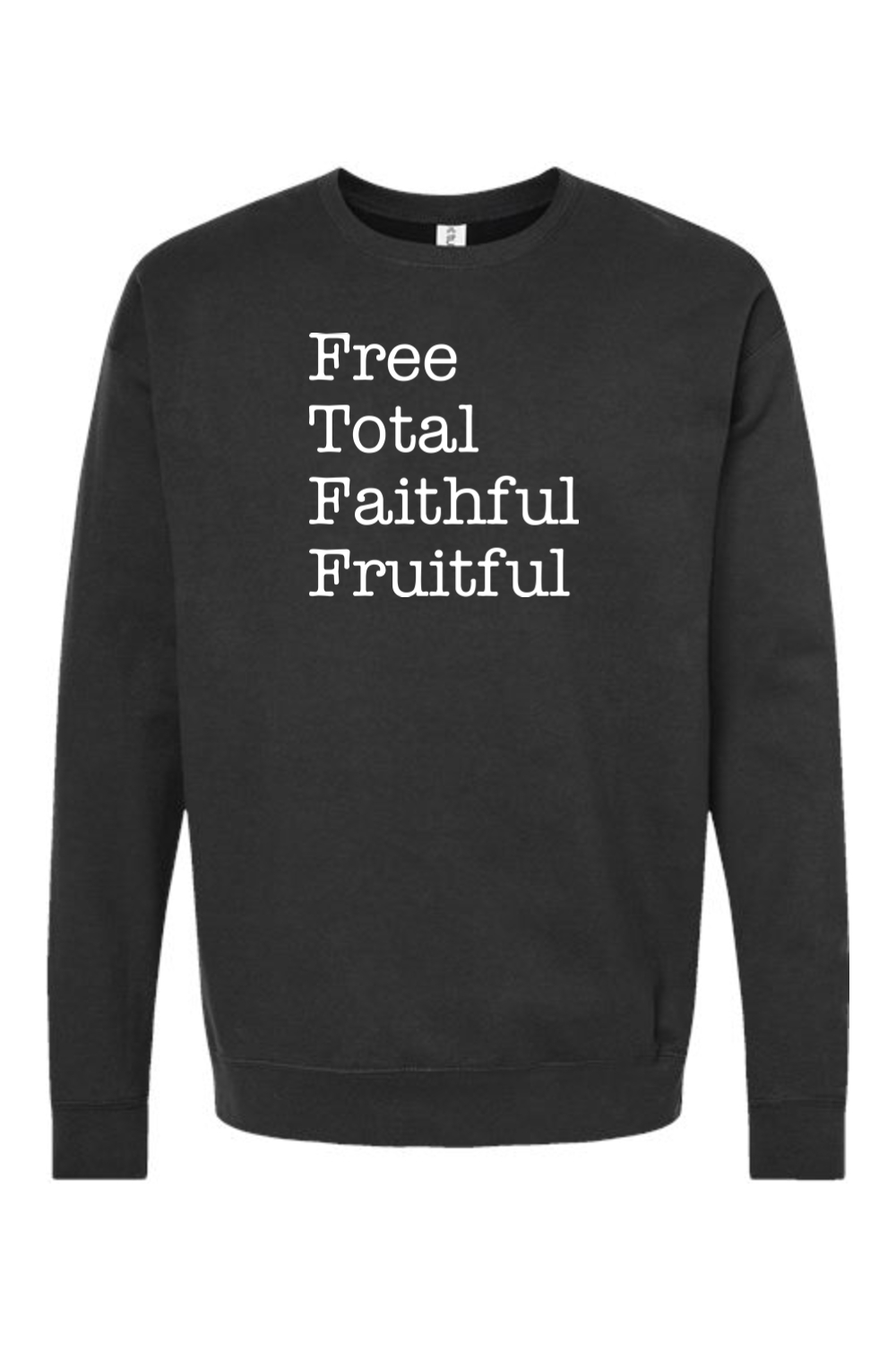 Free Total Faithful Fruitful - Theology of the Body Crewneck Sweatshirt