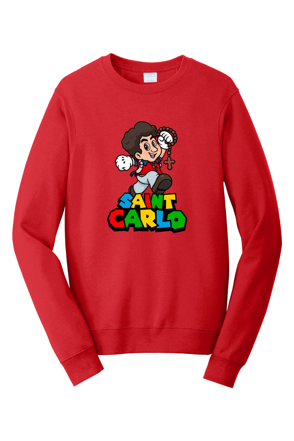 Super St. Carlo Acutis Crewneck Sweatshirt