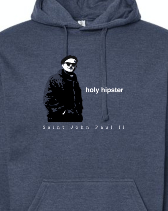 Holy Hipster John Paul II Hoodie Sweatshirt