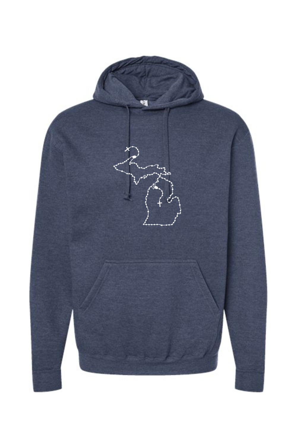 Michigan Catholic Rosary Hoodie Sweatshirt