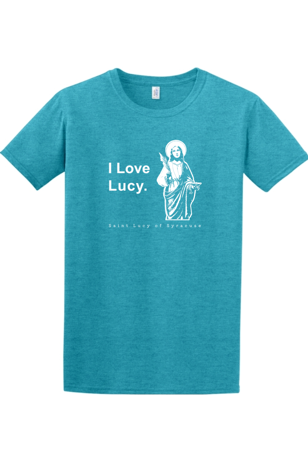 I Love Lucy - St. Lucy Adult T-Shirt