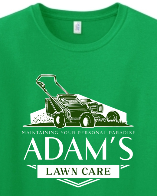 アパルトモン CTN LAWN SHIRTS Adam's Lawn Care Adult T-Shirt| Sock Religious | Catholic Gifts