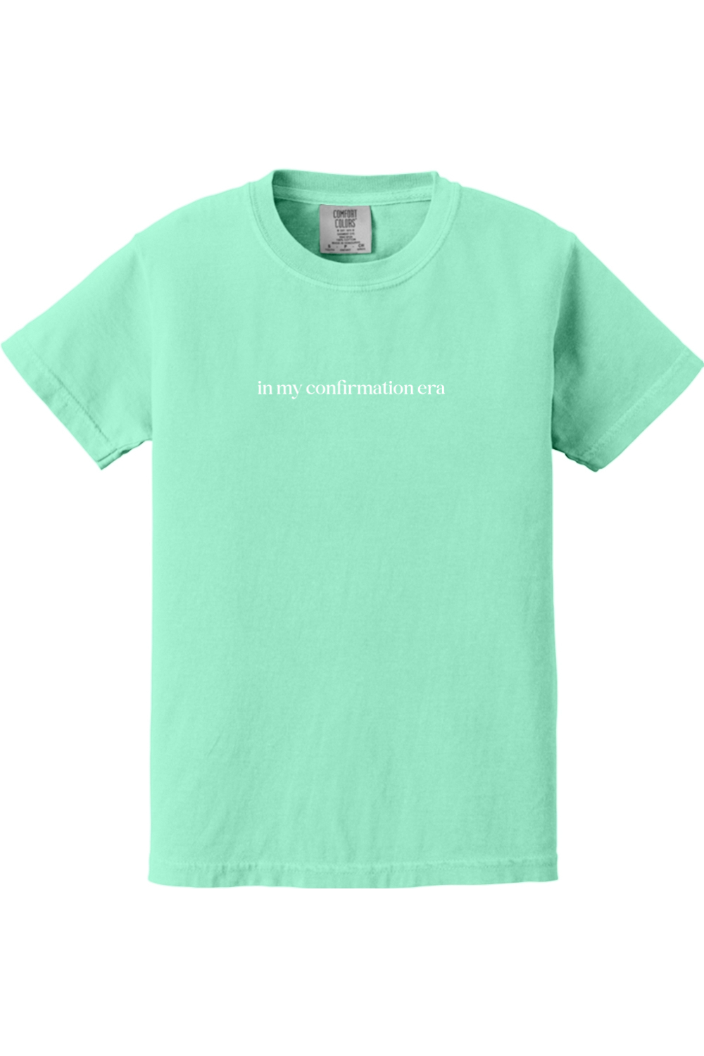 In My Confirmation Era Youth T-shirt - Comfort Colors