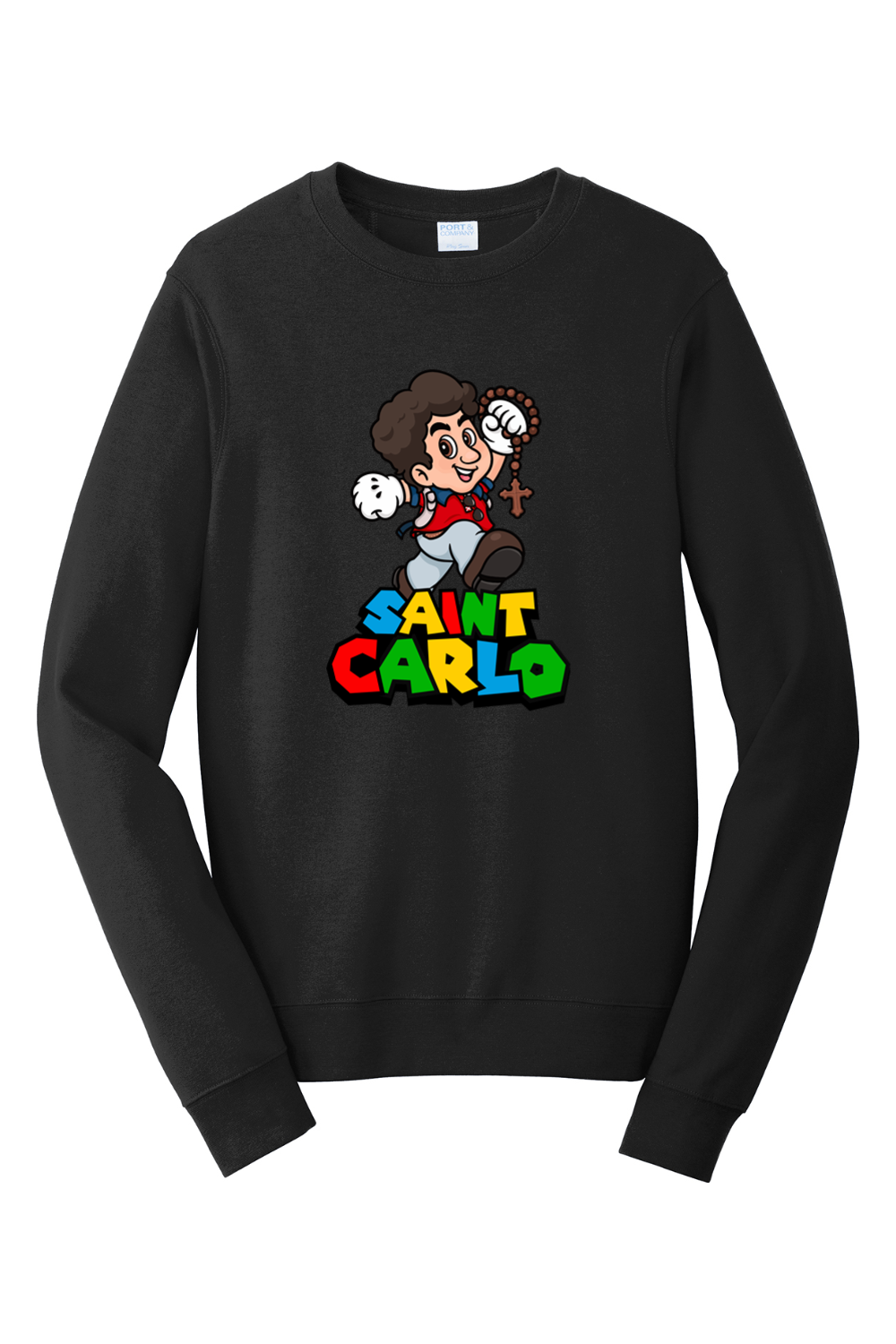 Super St. Carlo Acutis Crewneck Sweatshirt
