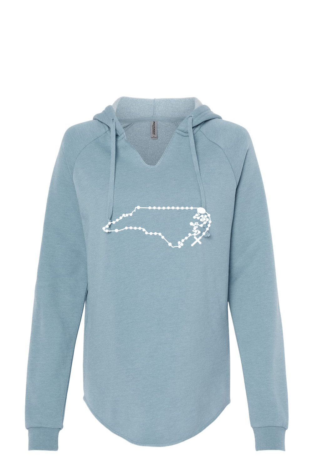 North Carolina Catholic Rosary Drop Hoodie