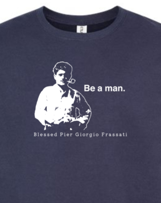 Be a Man - Bl. Pier Giorgio Frassati Crewneck Sweatshirt