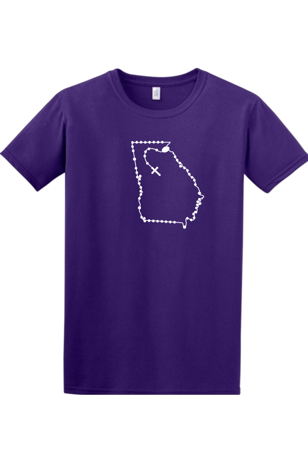 Georgia Catholic Rosary Adult T-shirt