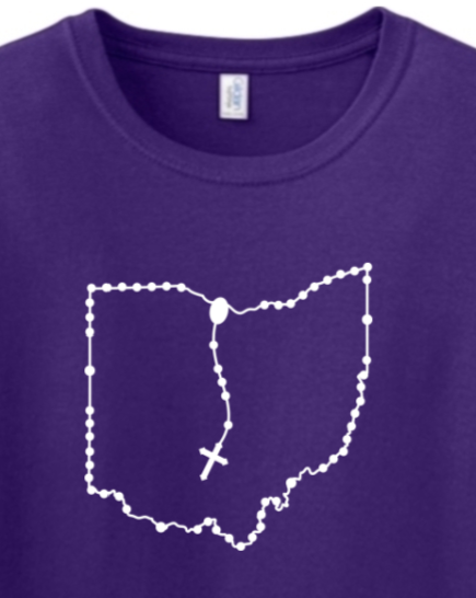 Ohio Rosary Adult T-shirt