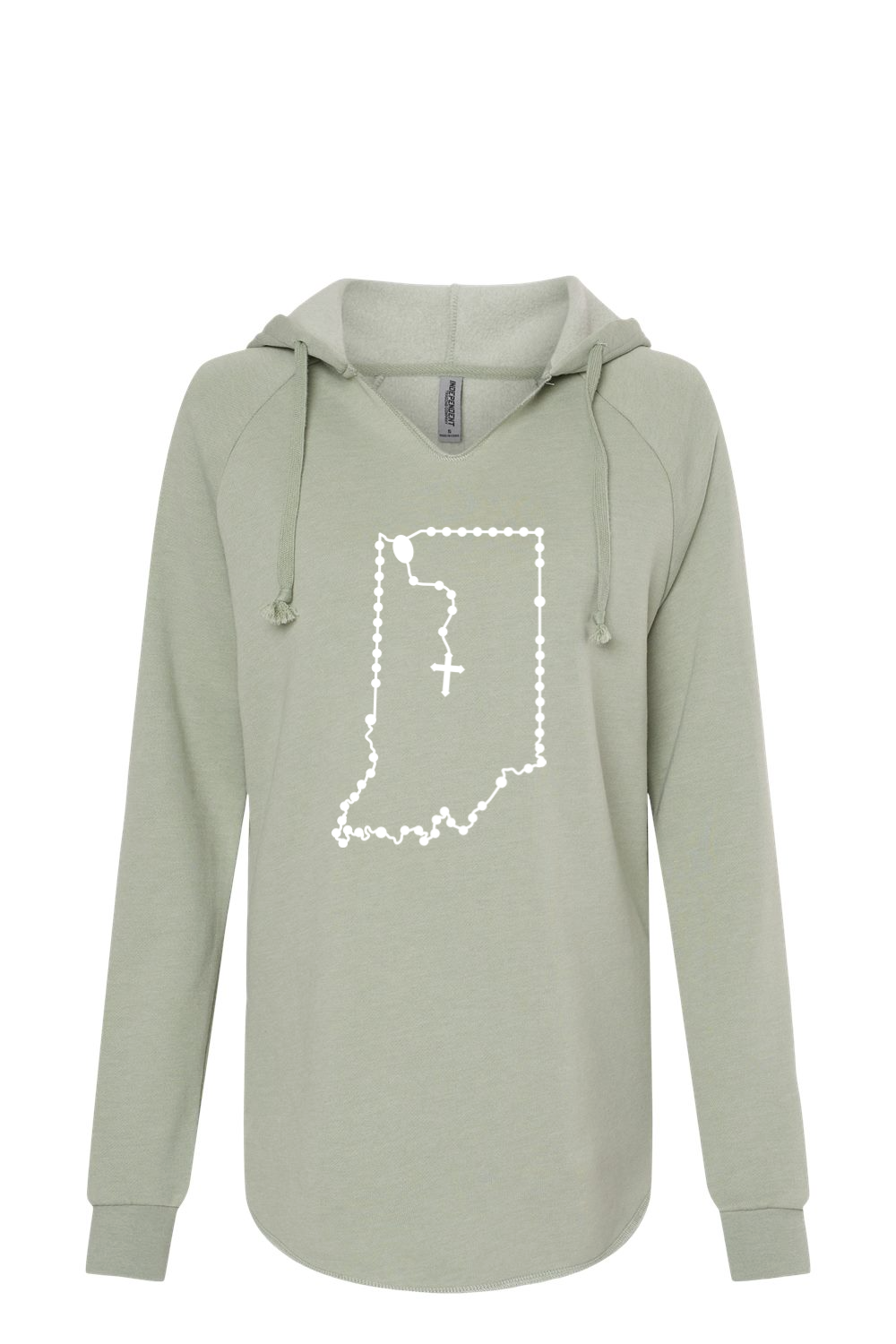 Indiana Catholic Rosary Drop Hoodie