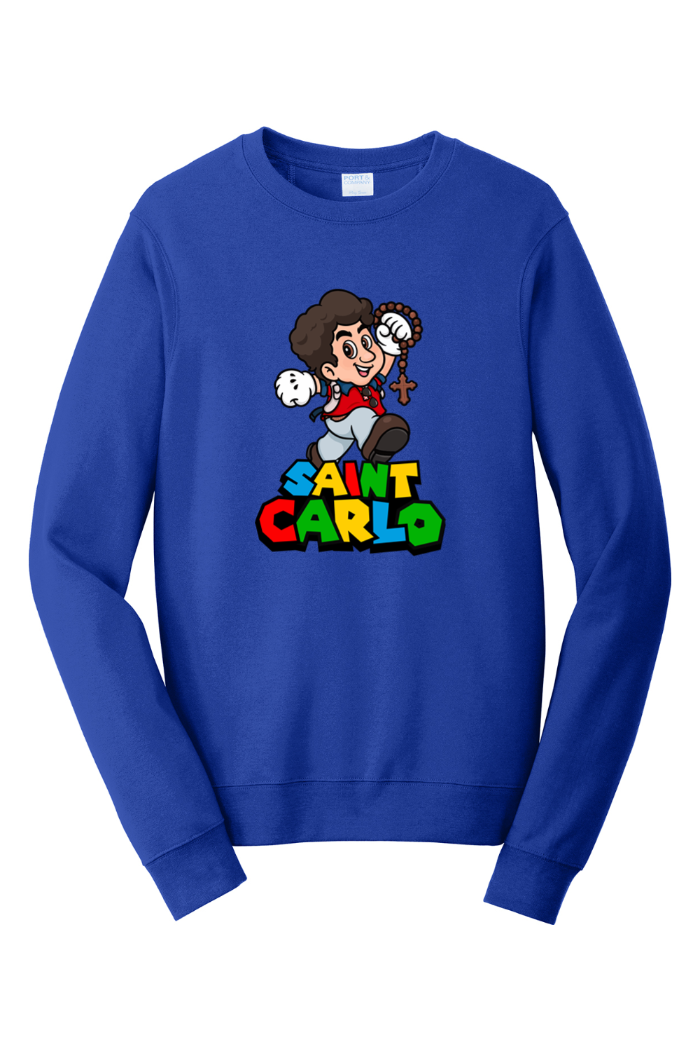 Super St. Carlo Acutis Crewneck Sweatshirt