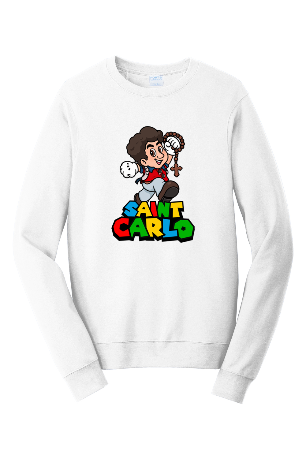 Super St. Carlo Acutis Crewneck Sweatshirt