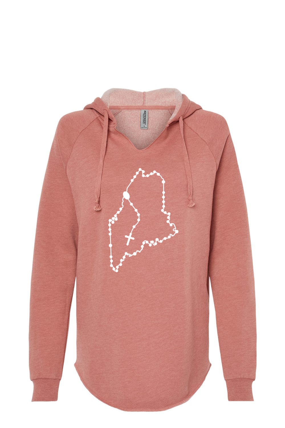 Maine Catholic Rosary Drop Hoodie