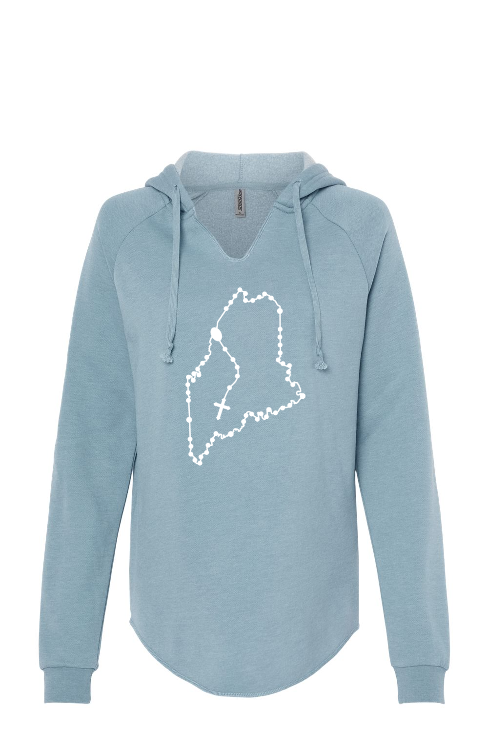 Maine Catholic Rosary Drop Hoodie