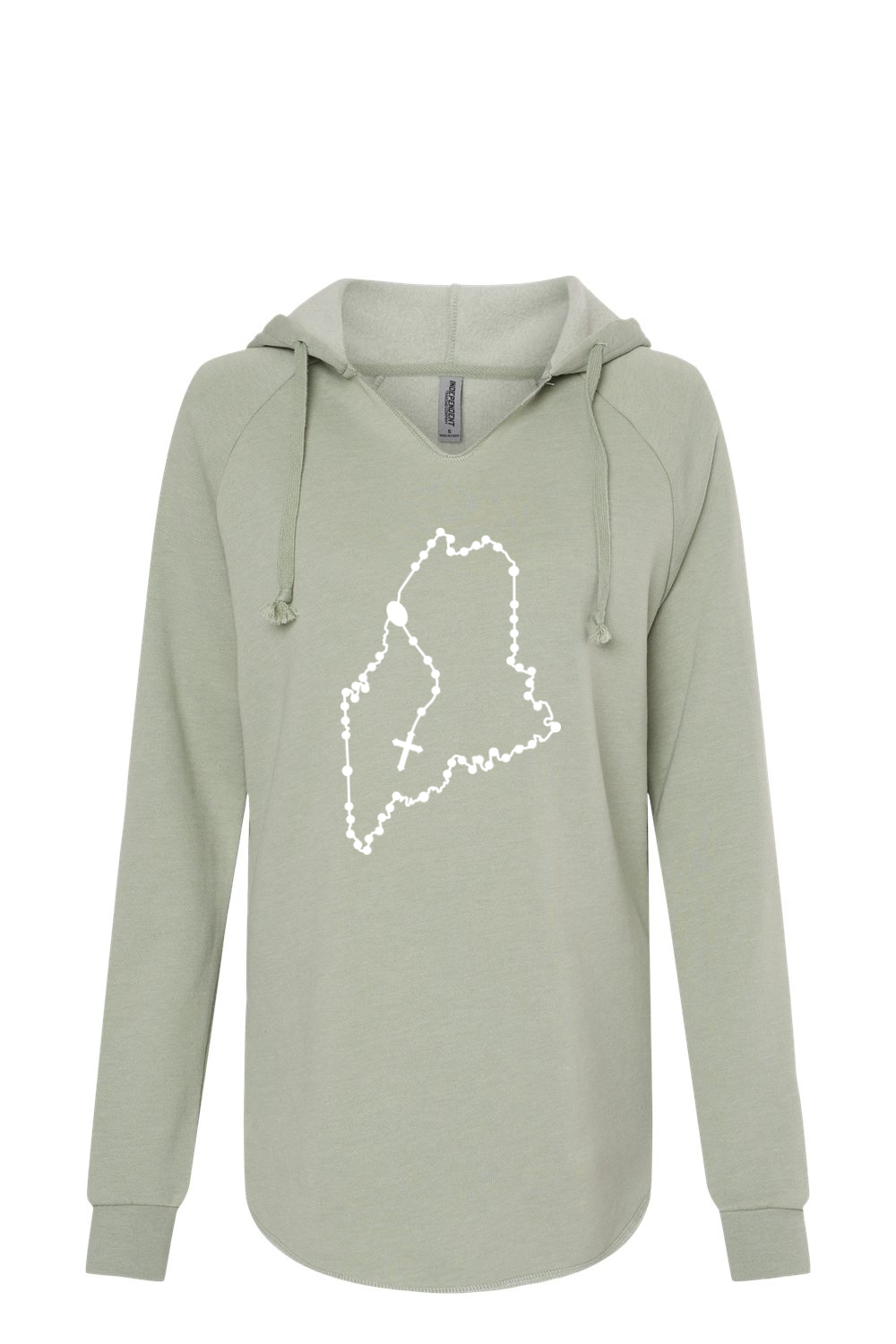 Maine Catholic Rosary Drop Hoodie
