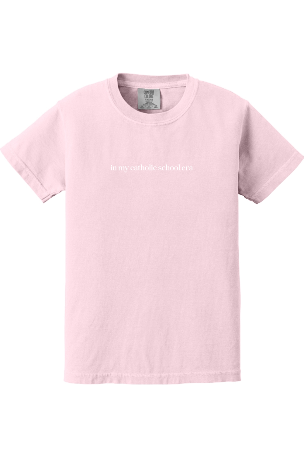 In My Catholic School Era Youth T-shirt - Comfort Colors