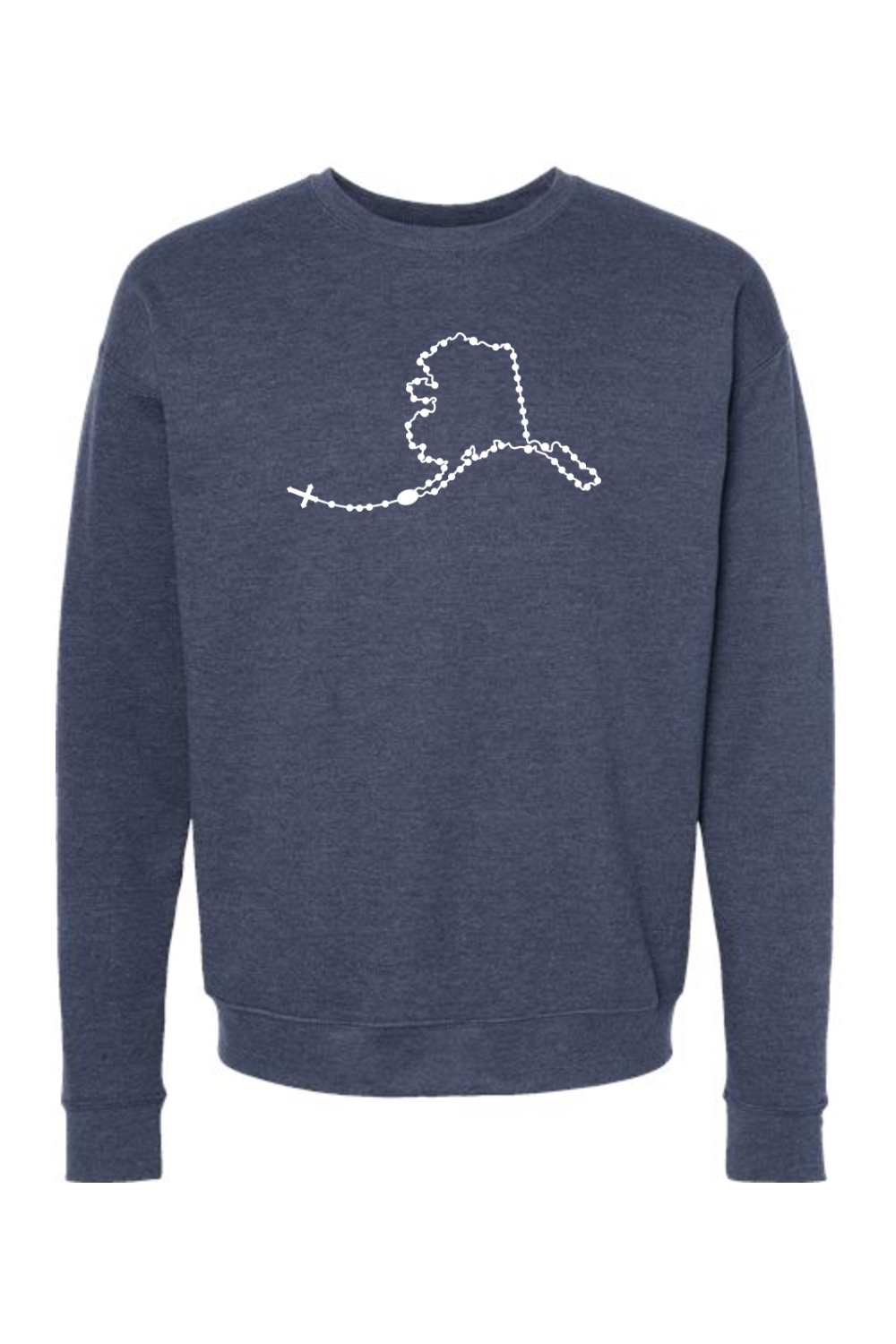 Alaska Catholic Rosary Crewneck Sweatshirt