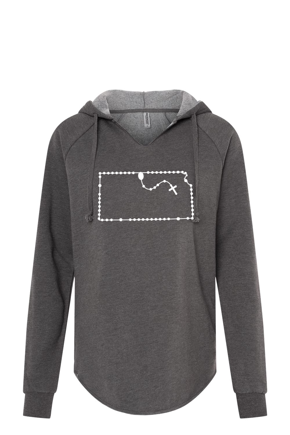 Kansas Catholic Rosary Drop Hoodie