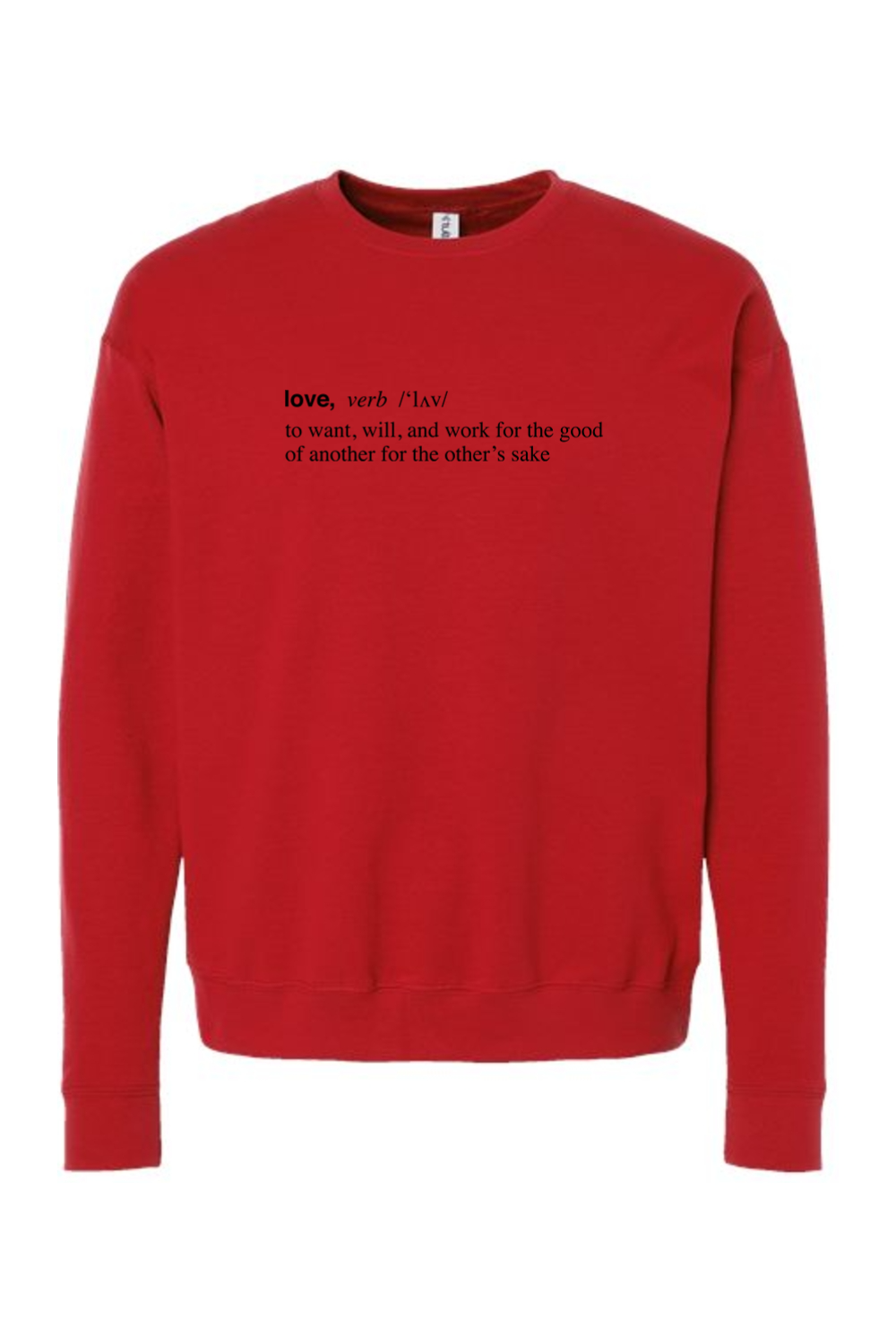 Love is a Verb - Crewneck Sweatshirt