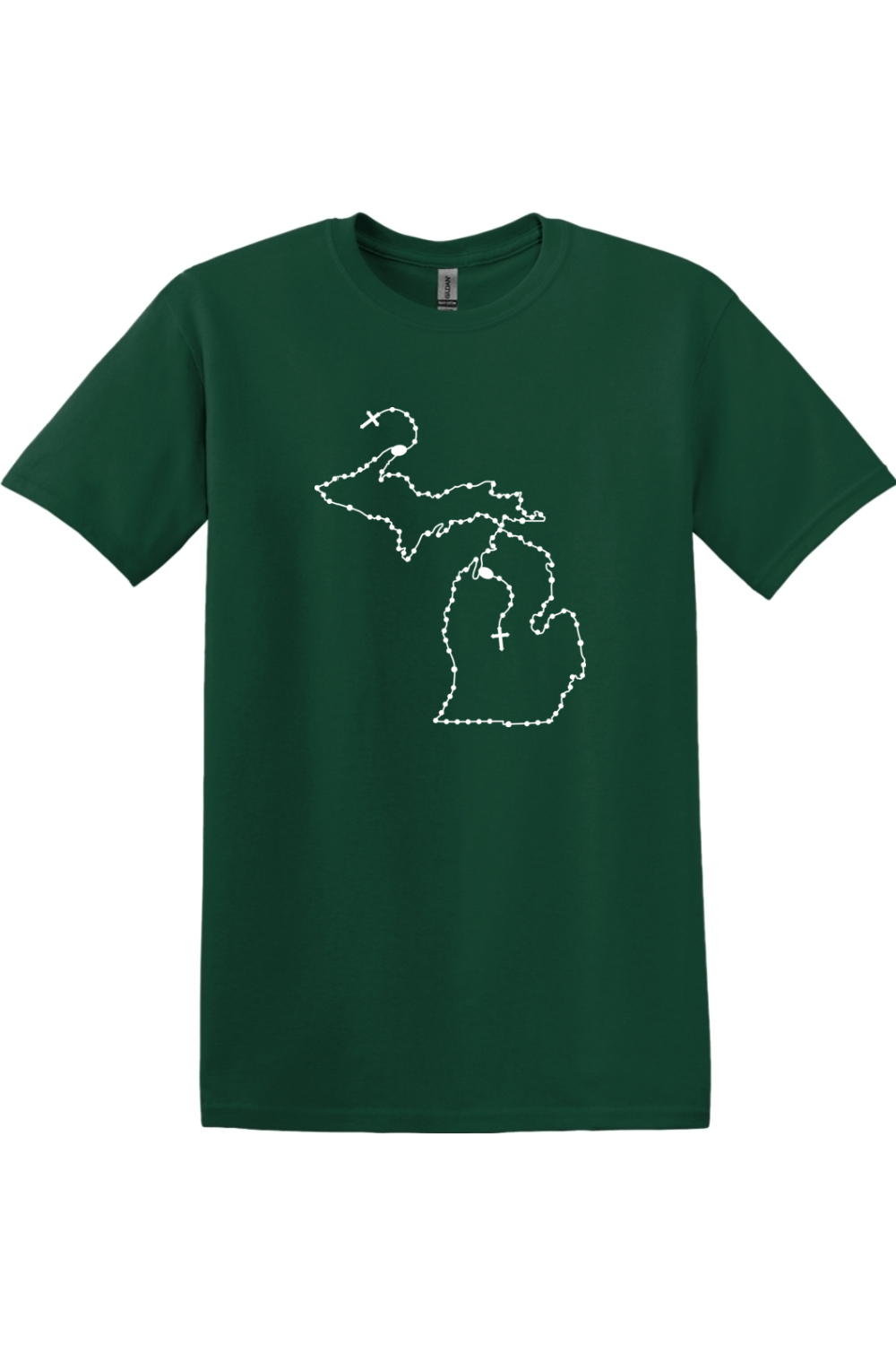 Michigan Rosary Adult T-shirt