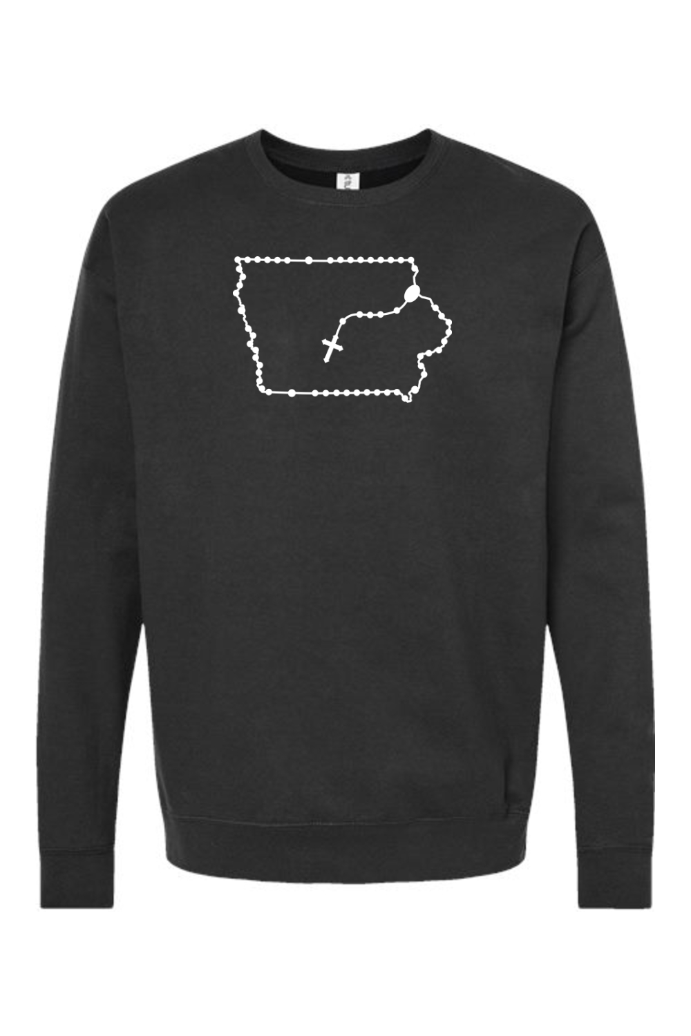Iowa Catholic Rosary Crewneck Sweatshirt