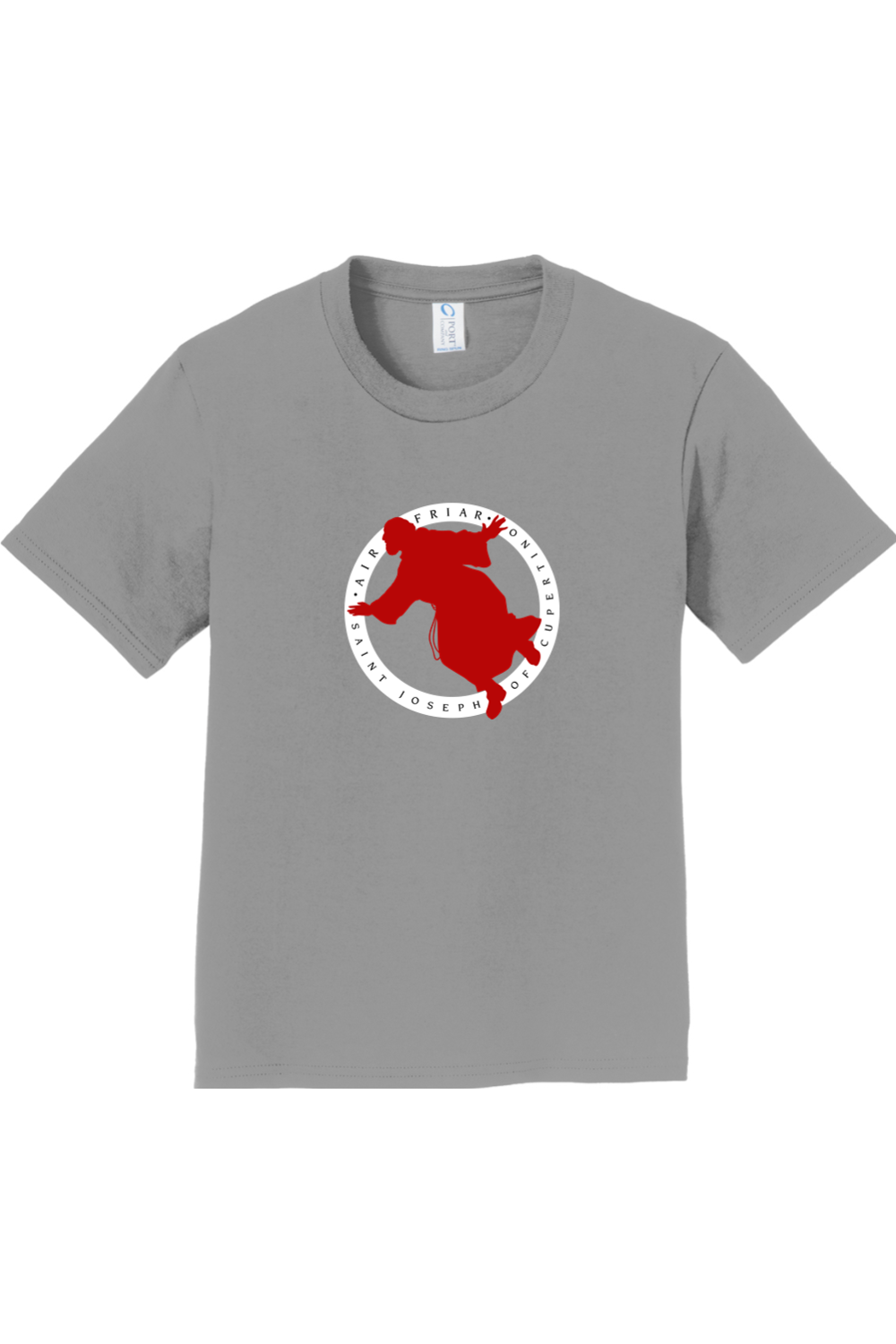 Air Friar Round - St. Joseph of Cupertino - Black - Youth T-shirt
