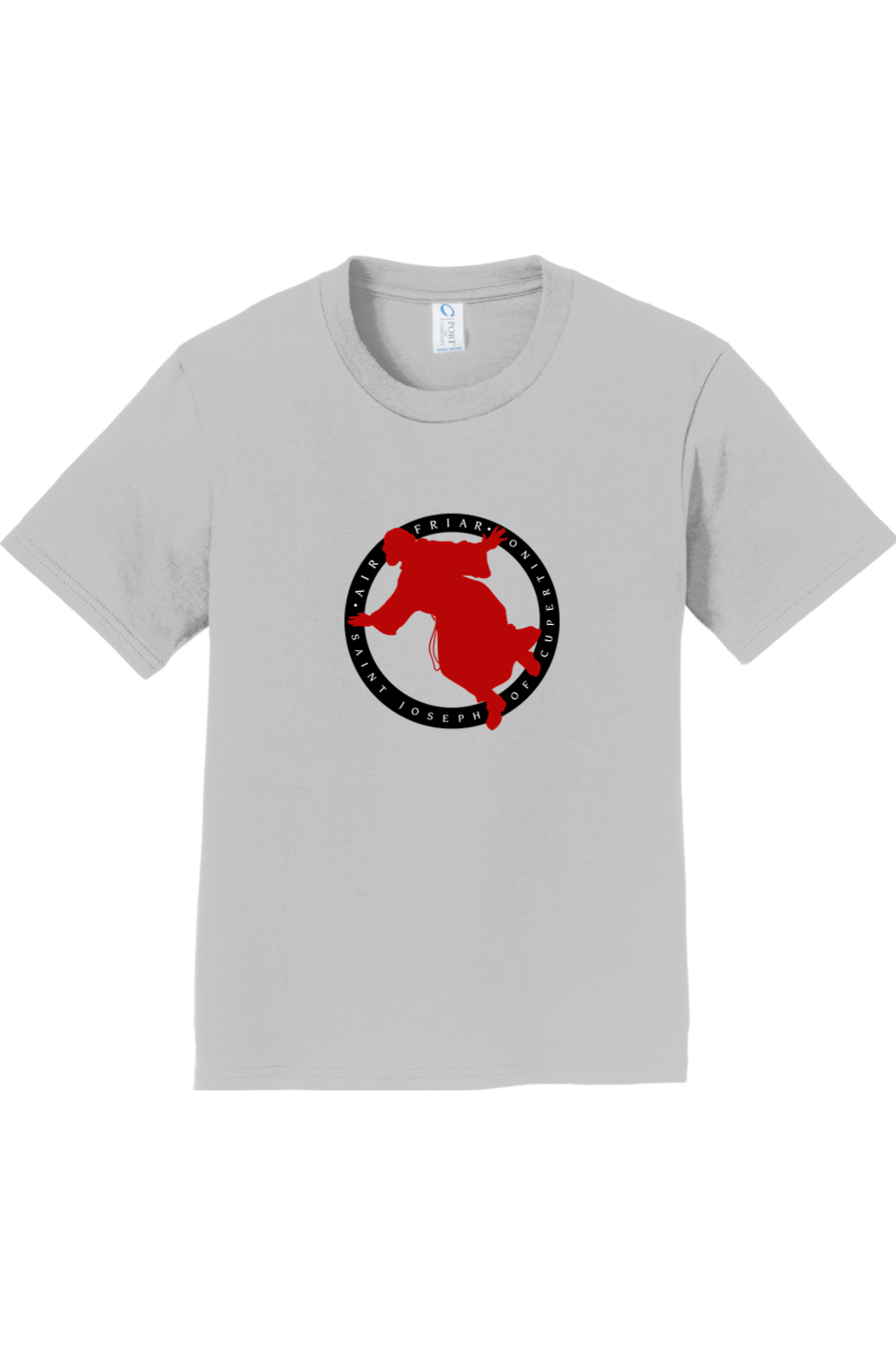 Air Friar Round - St. Joseph of Cupertino - Black - Youth T-shirt