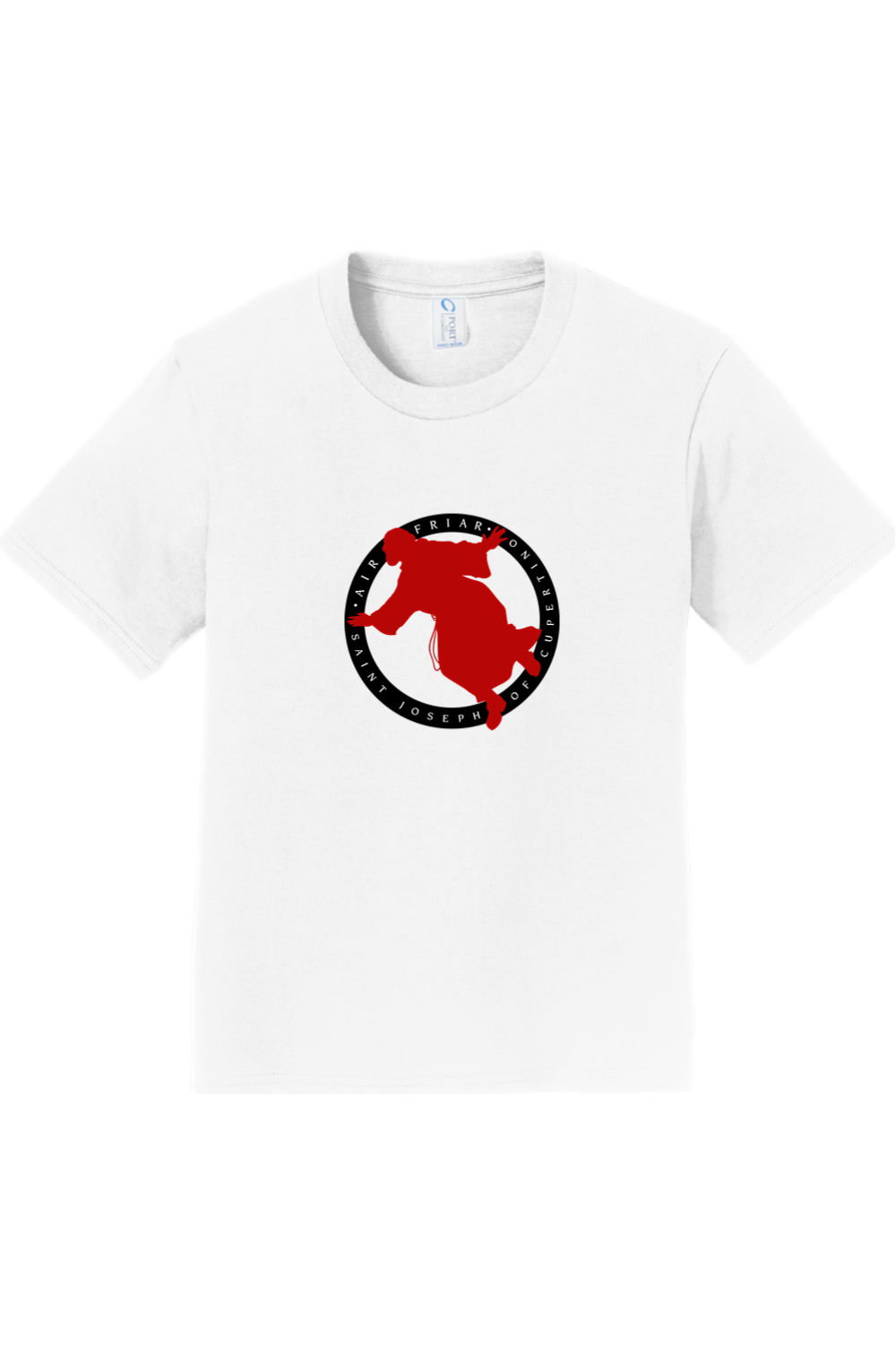 Air Friar Round - St. Joseph of Cupertino - Black - Youth T-shirt