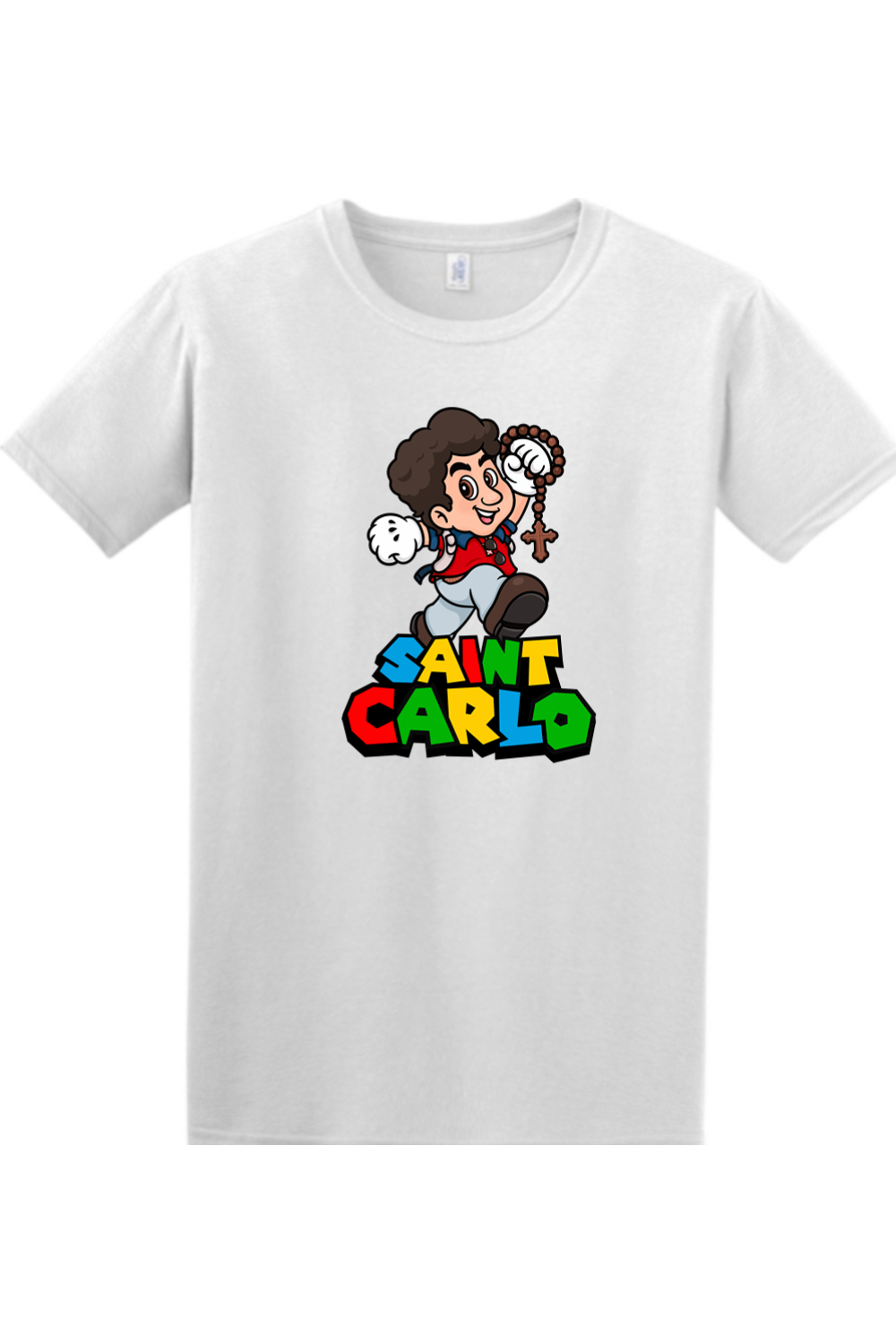 Super St. Carlo Acutis Adult T-Shirt
