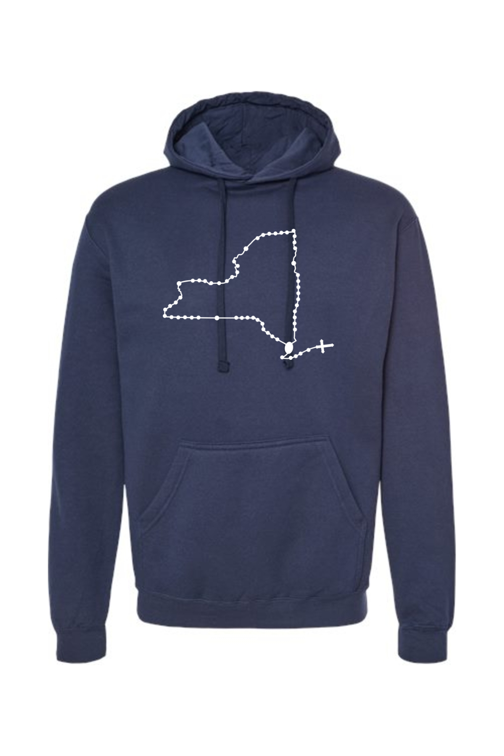 New York Catholic Rosary Hoodie Sweatshirt