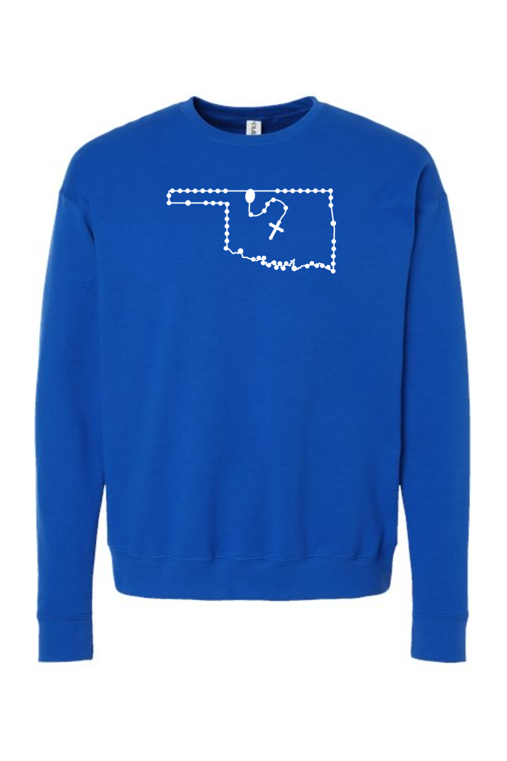 Oklahoma Catholic Rosary Crewneck Sweatshirt