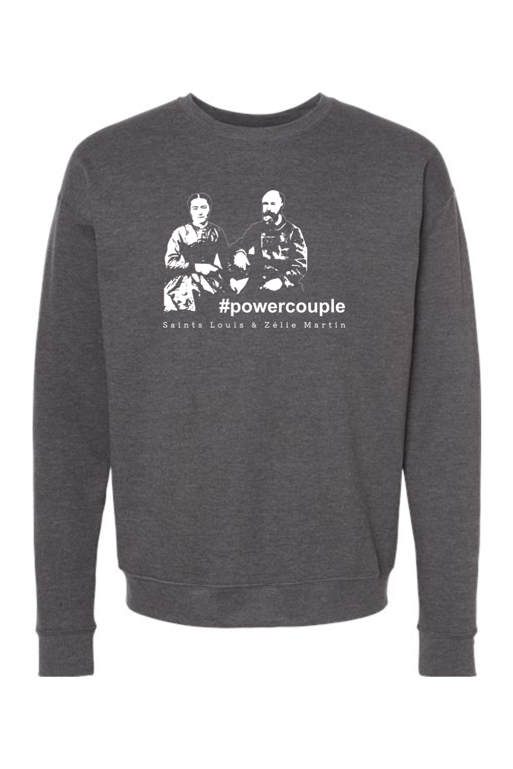 #powercouple, Louis & Zelie Martin Crewneck Sweatshirt