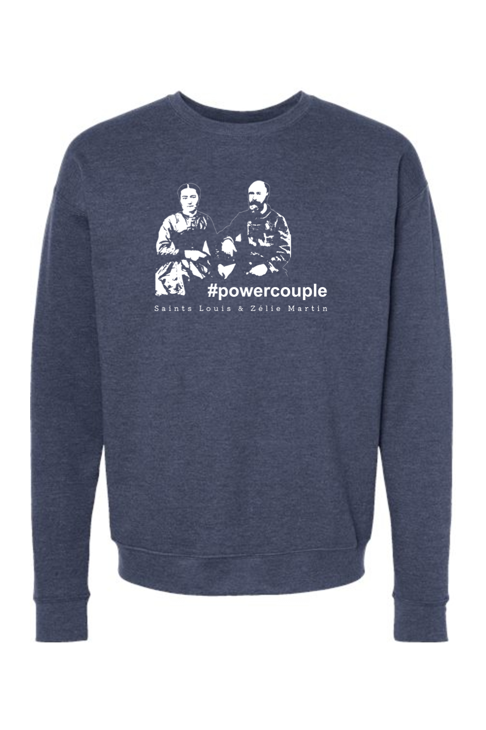 #powercouple, Louis & Zelie Martin Crewneck Sweatshirt