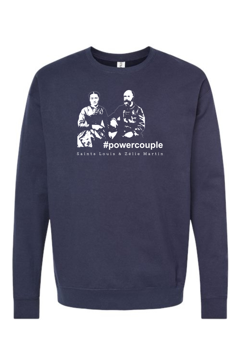 #powercouple, Louis & Zelie Martin Crewneck Sweatshirt