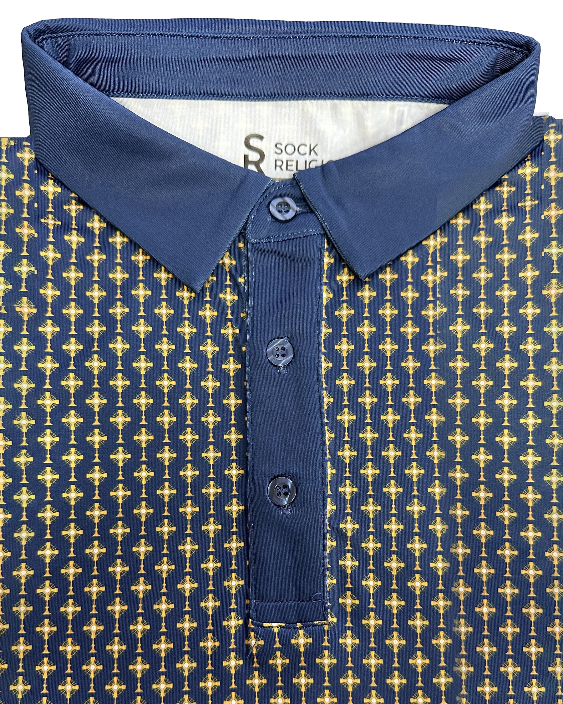 Monstrance Catholic Men's Performance Polo