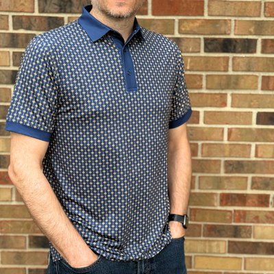 Monstrance Catholic Men's Performance Polo