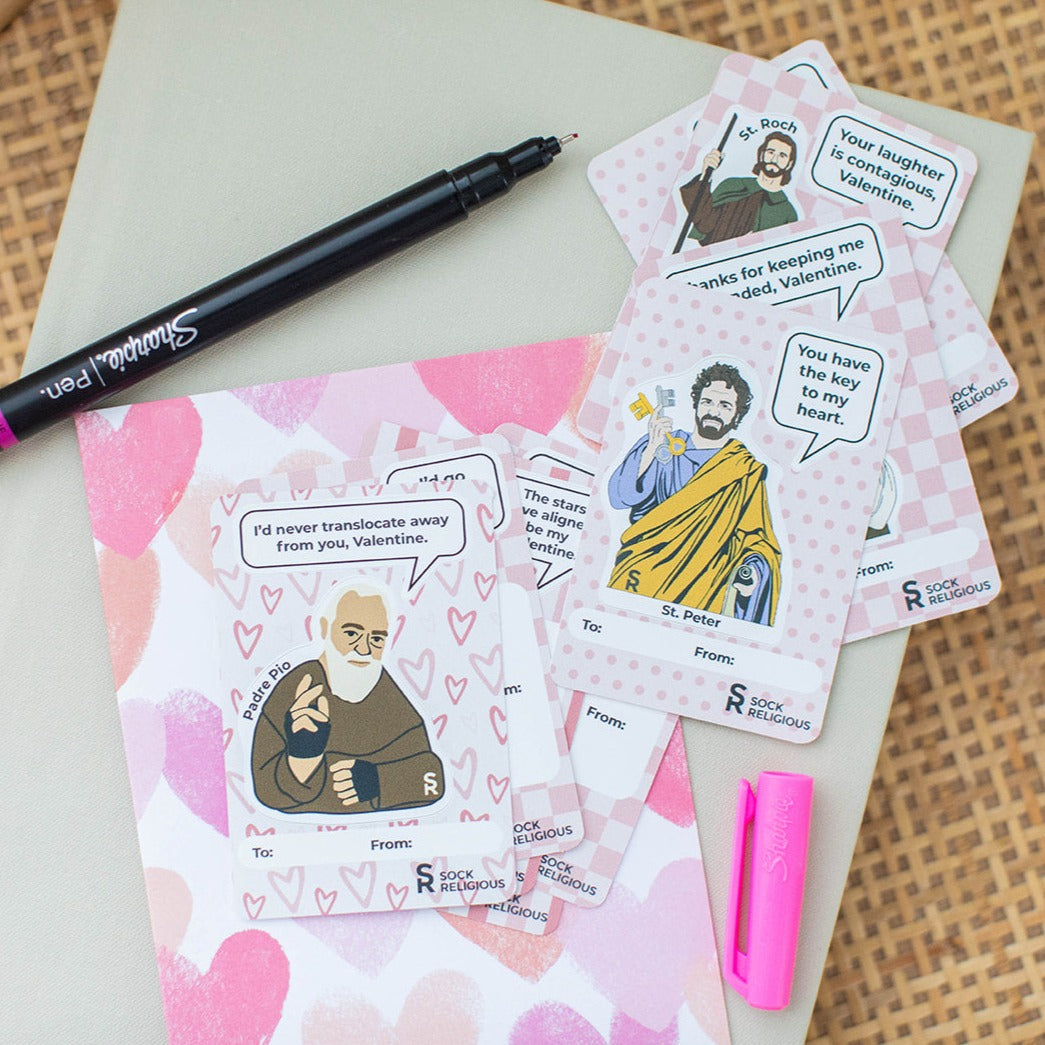 Mother Teresa & Friends Valentine Stickers 20-pack