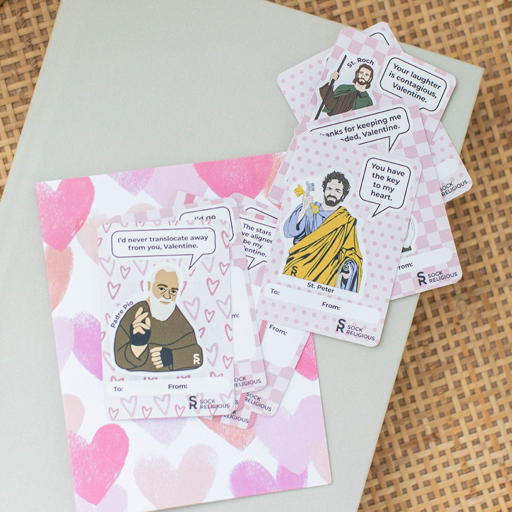 Mother Teresa & Friends Valentine Stickers 20-pack