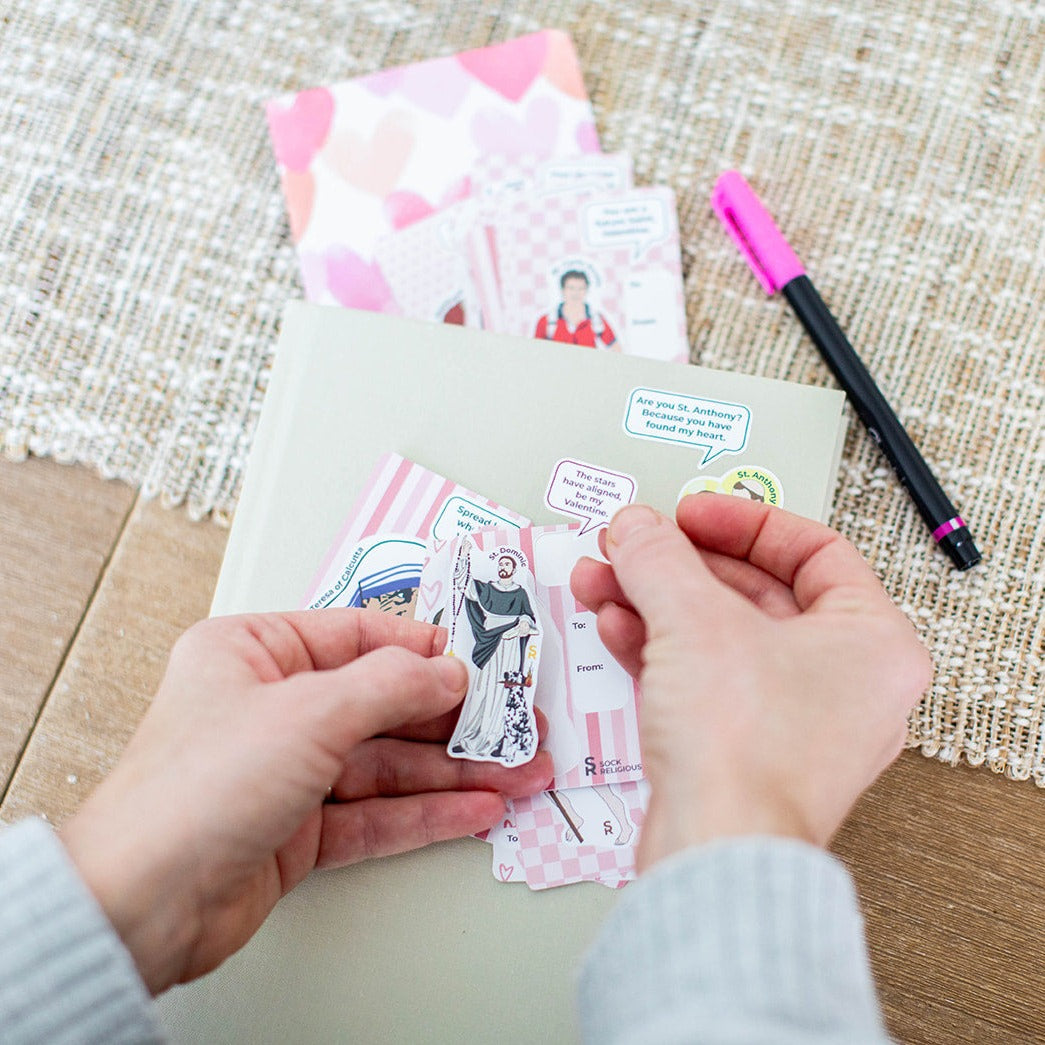 Mother Teresa & Friends Valentine Stickers 20-pack