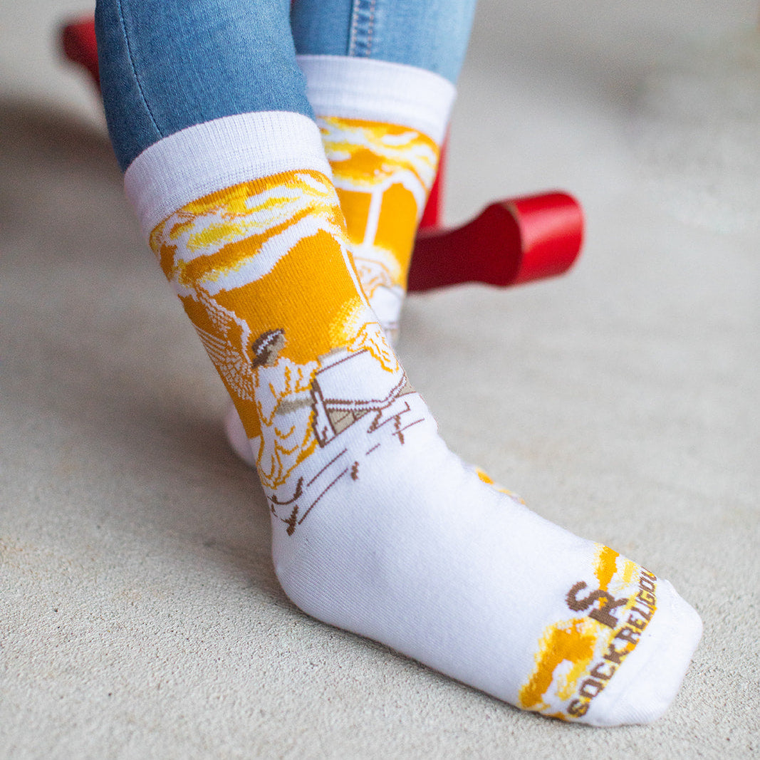 Angels at the Tomb Kids Socks