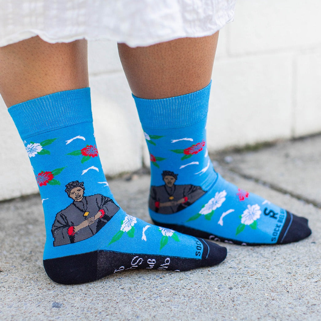 a person wearing St. Josephine Bakhita Adult Socks