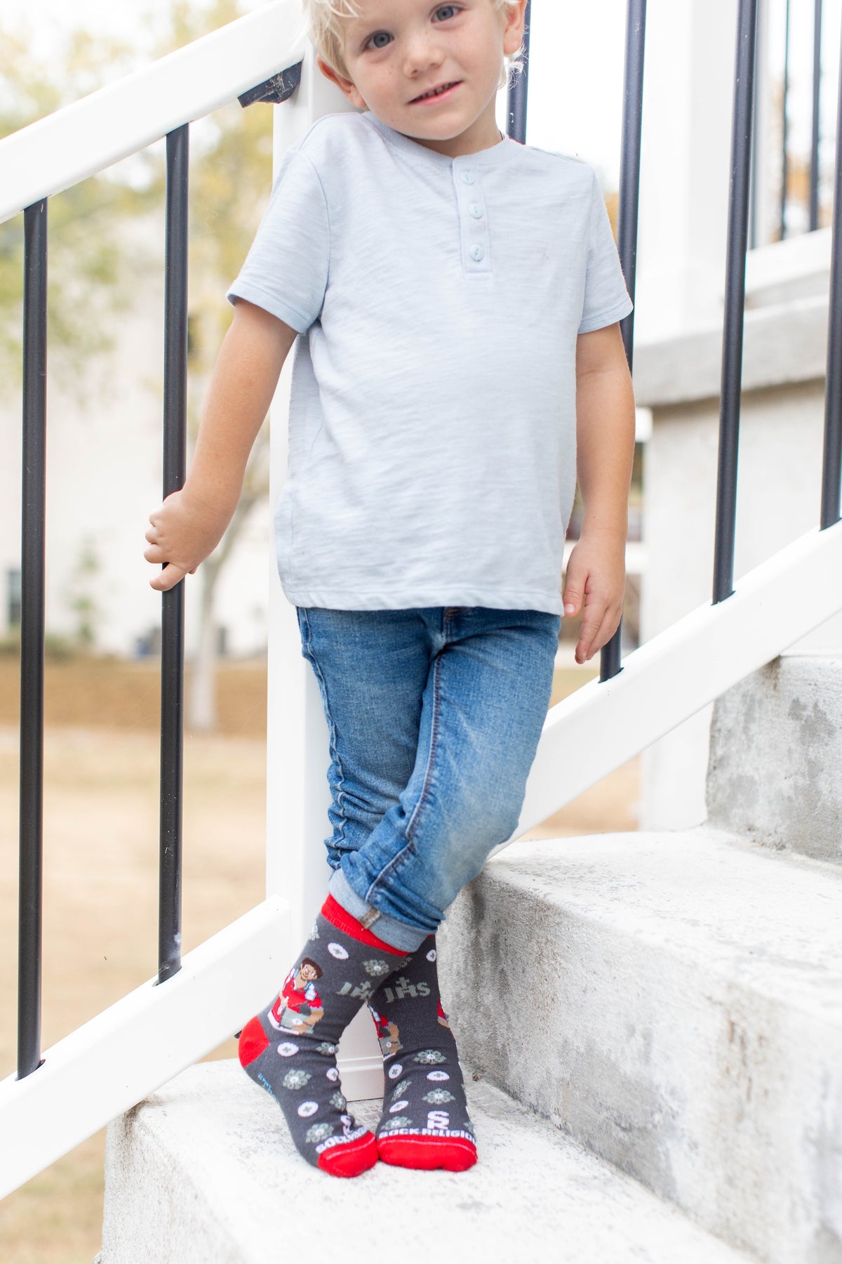 St. Carlo Acutis Eucharist Kids Socks